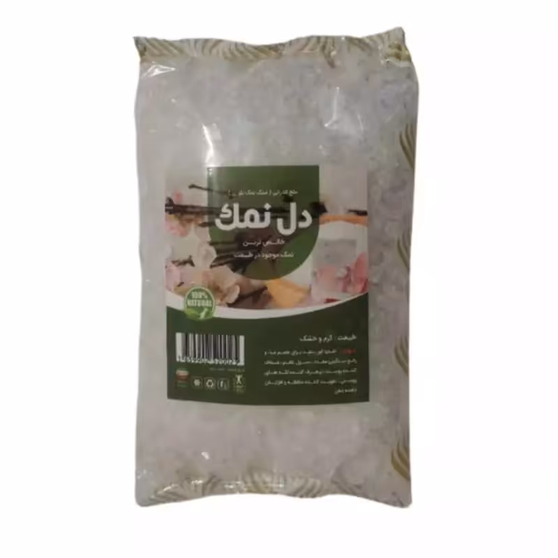 نمک سنگ طبیعی فدک ( دل نمک پودر 800گرم)
