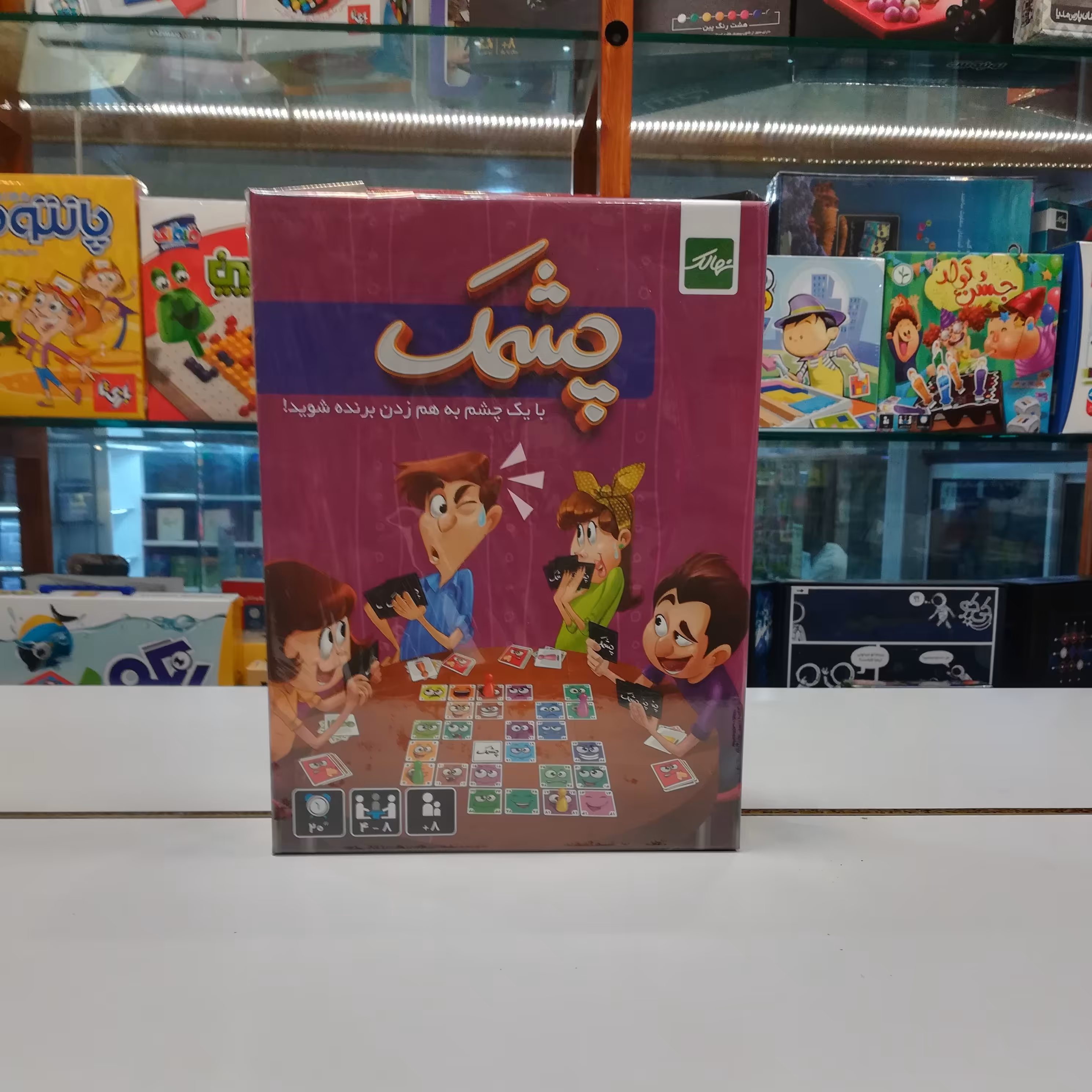 بازی فکری چشمک/ رده سنی +8/ 4_8 نفره/نهالک (آوای باران) 