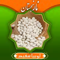 لوبیا سفید سورت شده ممتاز (800گرم)  نارنجستان