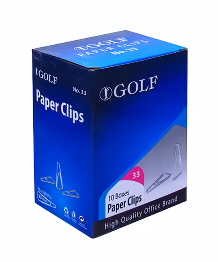 کلیپس ساده کله قندی   (100 عددی)