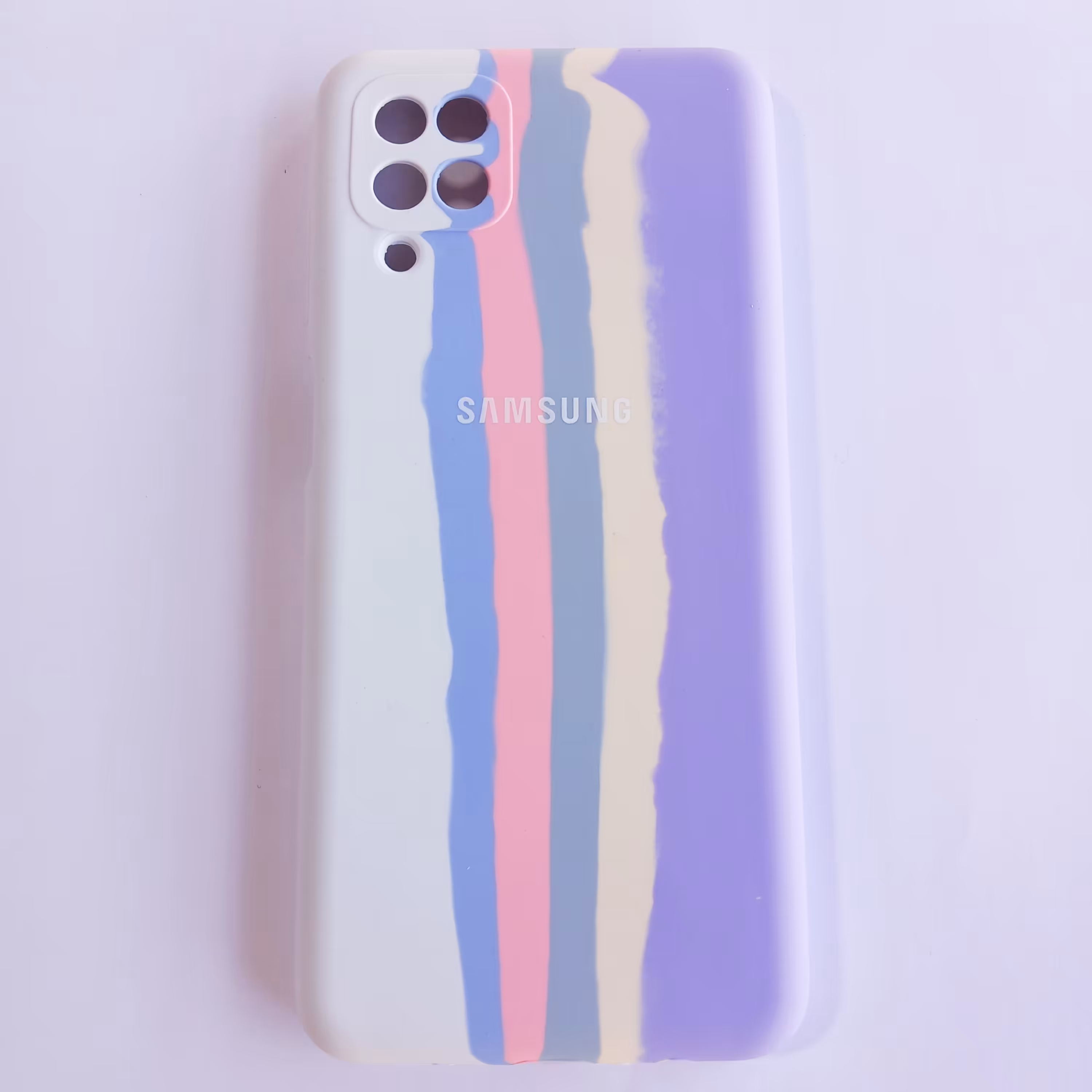 قاب سیلیکونی رنگین کمانی اورجینال SAMSUNG A12 - M12