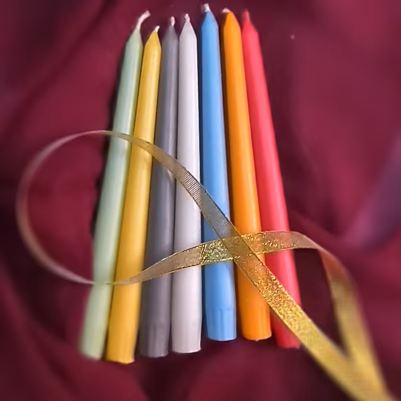 شمع قلمی 20 سانت ، مغز رنگی ( 12 عددی )