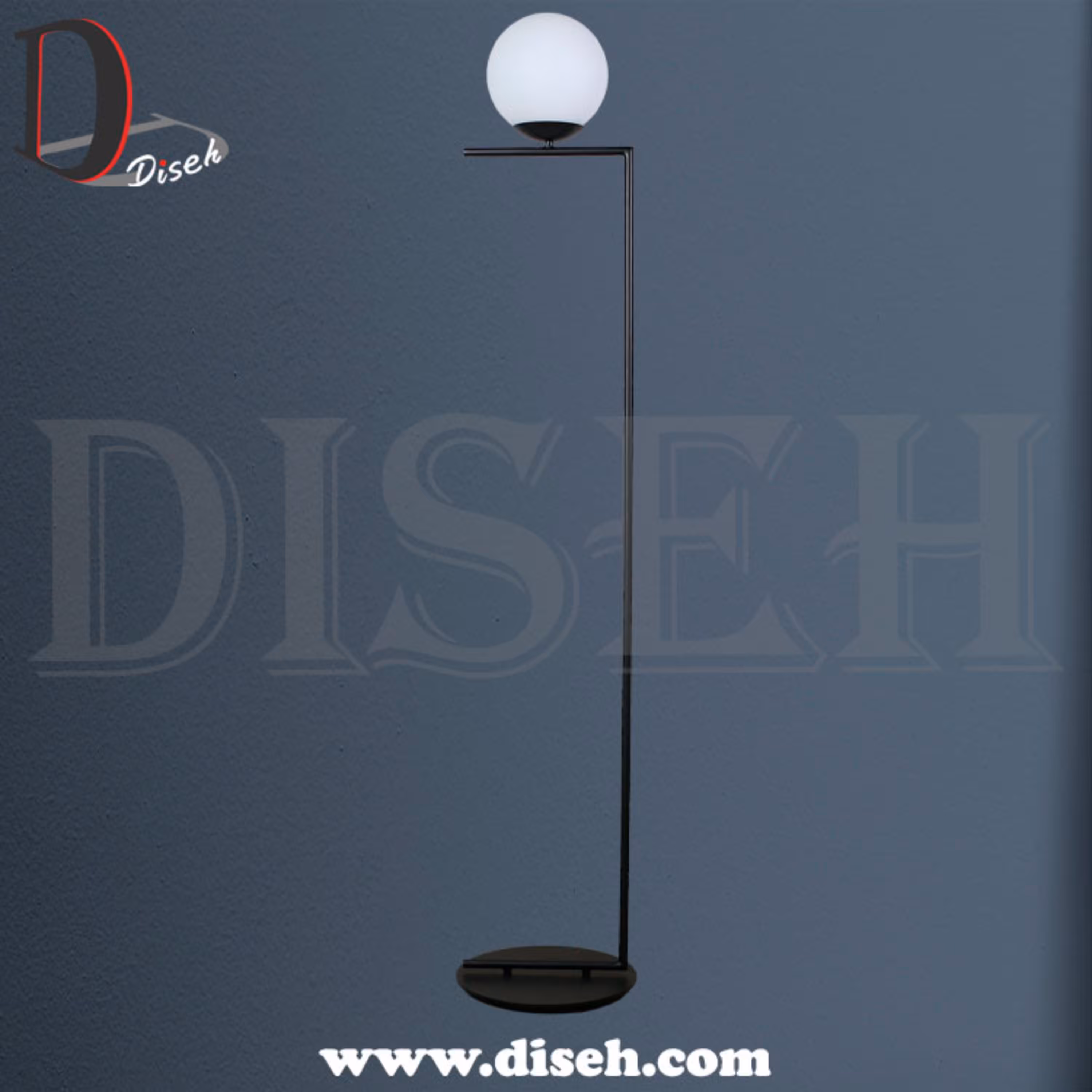 آباژور بلند تک شعله مدرن طلایی 2022