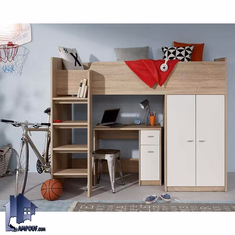 تخت خواب دو طبقه TBJ77