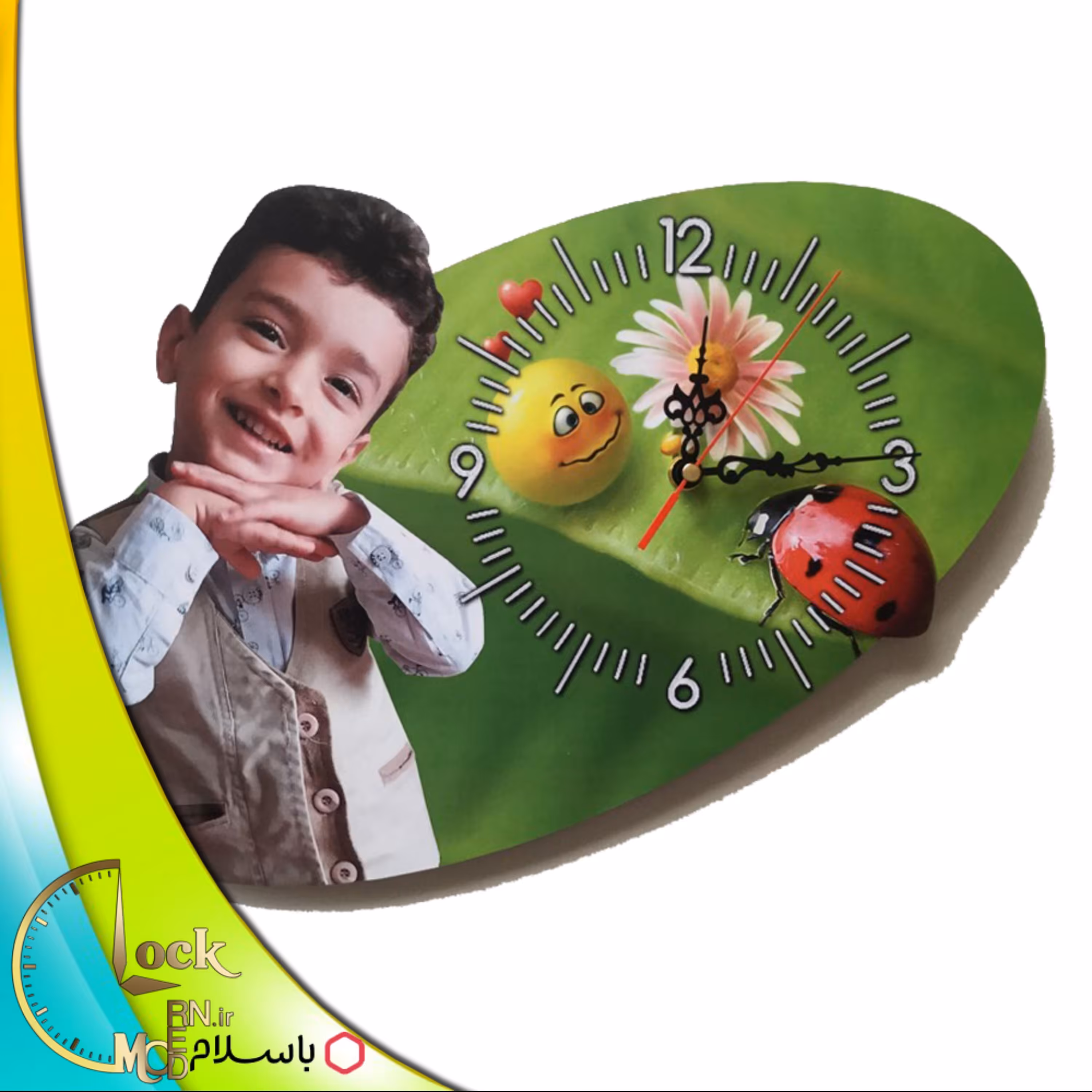 ساعت دیواری طرح عکس به بعدی کد 411