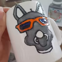 ماگ ویترای طرح الاغ