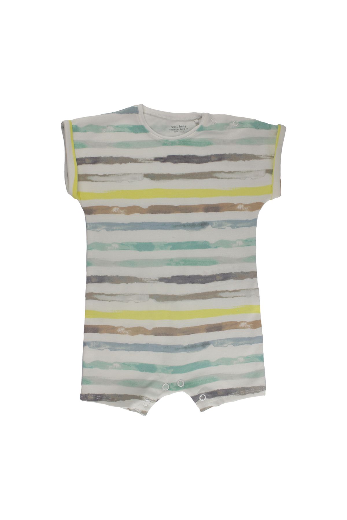 سرهمی چند رنگ دخترانه و پسرانه بچگانه رومپر راه 100% نخی ان شورت جوراب شلواری Next Baby