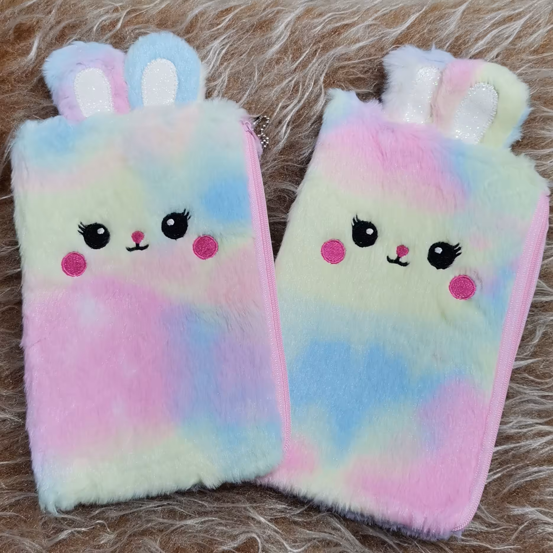 جامدادی و کیف گوشی پولیشی طرح خرگوش