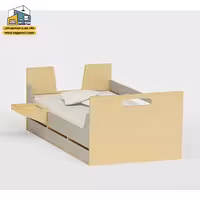 تخت خواب نوجوان مدل BTP10 - فروشگاه سه گامه