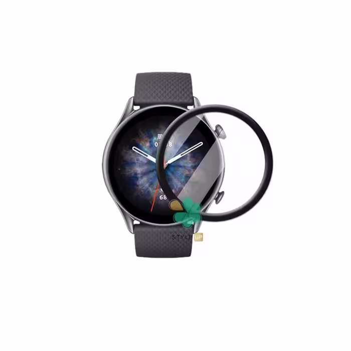گلس سرامیکی ساعت شیائومی Amazfit GTR 3 مدل دور مشکی
