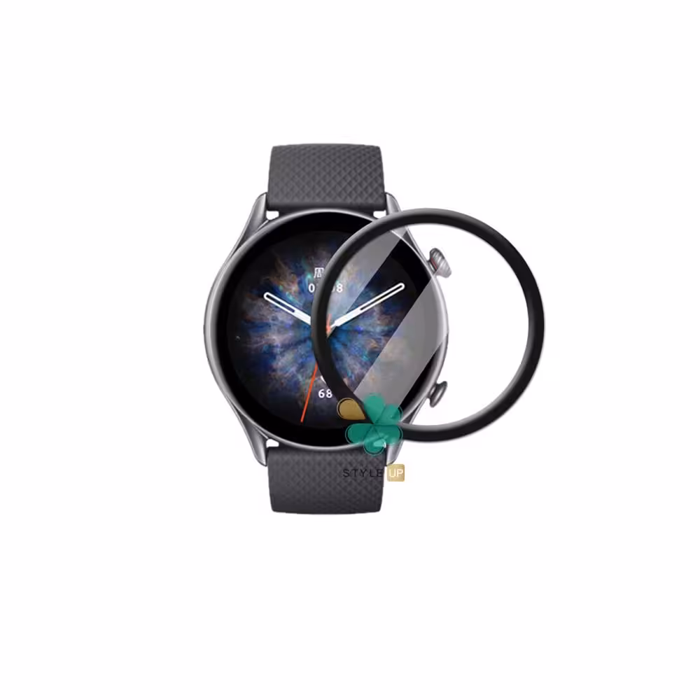 گلس سرامیکی ساعت شیائومی Amazfit GTR 3 مدل دور مشکی
