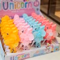 پنکه دستی عروسکی طرح یونیکورن کد SQ624