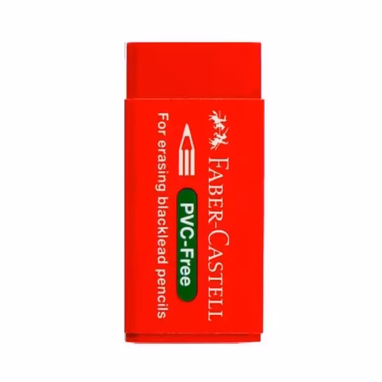 پاک کن قرمز فابر کاستل FABER CASTELL