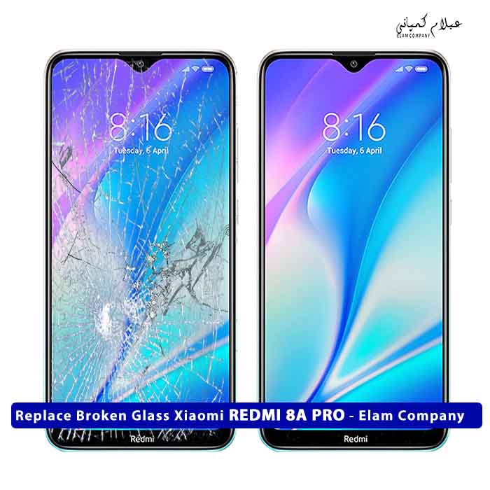 تعویض گلس تاچ ال سی دی شیائومی REDMI 8A PRO – ضمانتی و بدون ریسک
