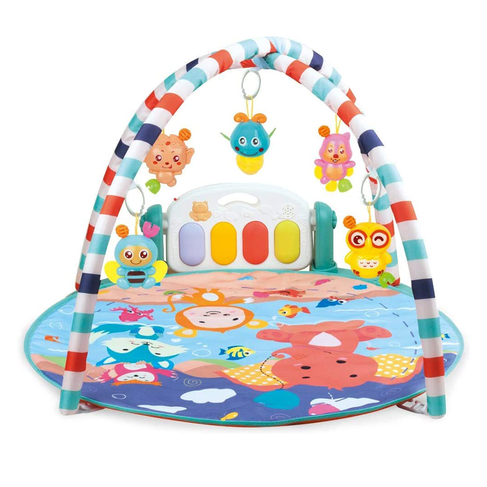 تشک بازی و پلی جیم موزیکال پیانو مدل baby fitness piano