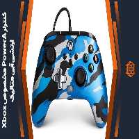 کنترلر با سیم PowerA Enhanced مخصوص Xbox – ارتشی آبی متالیک