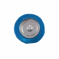 درب ( در ، درپوش ) بخاری استیل گرد روکشدار دوجداره کوچک سایز 10 سانتی متر