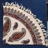 سفره قلمکار گردممتازطرح بته جقه1متر