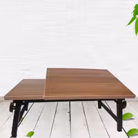 میز کار میز تحریر میز لپ تاپ چپ دست تاشو سایز کوچک 35 در 55 رویه دو تکه