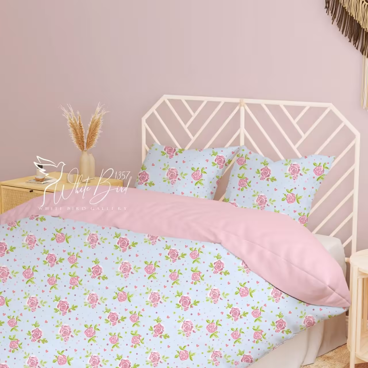 روتختی مخمل چاپی دونفره  با لایه زیرین میکرو قابل شستشو با آب سرد و ماندگاری بالا