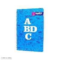دفتر فنری 50برگ طلقی دوخط صنوبرsenobar 50sheets english notebook