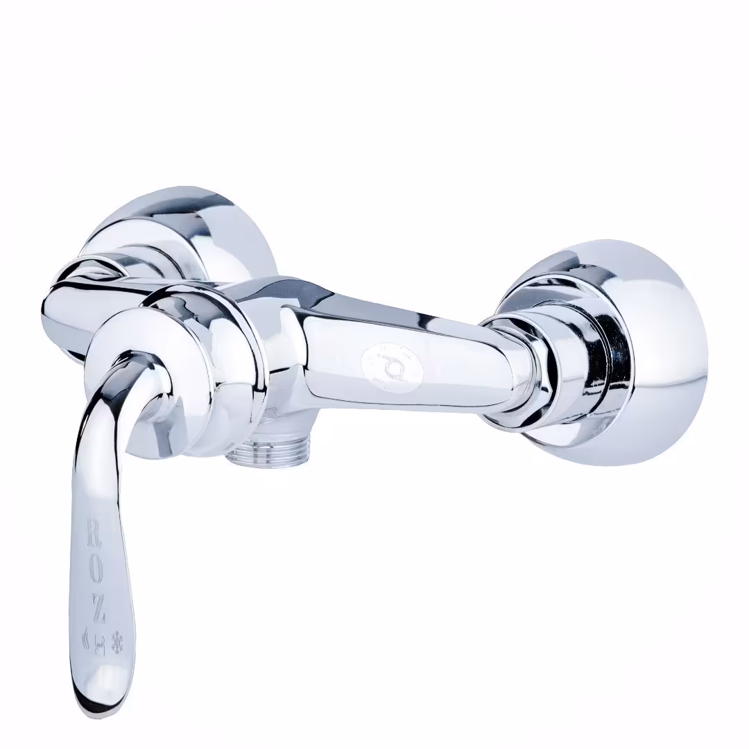 شیر سرویس بهداشتی شیرالات رز مدل هلن کروم تته سنگین و تمام برنجی 