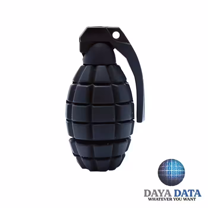 فلش مموری فانتزی دایا  دیتا طرح نارنجک   مدل PW1006-5 ظرفیت64GB -USB2 رنگ مشکی