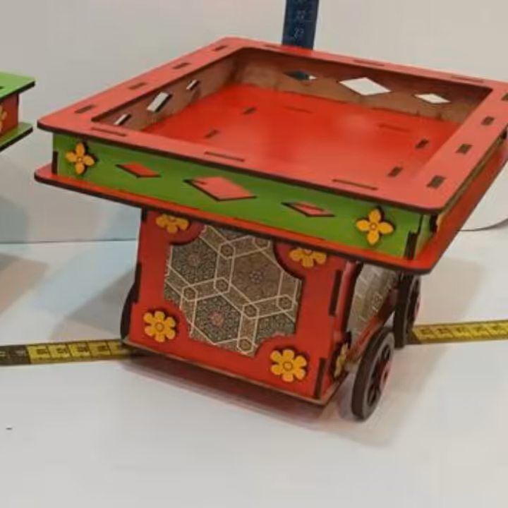 گاری چوبی سایز بزرگ ویژه سفره یلدا