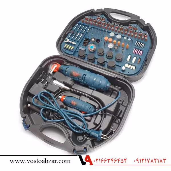 مجموعه فرز انگشتی دو موتوره (قلم حکاکی) باس مدل BS-252