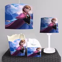 ست اکسسوری اتاق کودک طرح نقاشی آنا از انیمیشن فروزن BA-3877