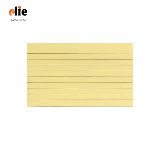 یادداشت چسبی خط دار تک رنگ سایز mm101×76