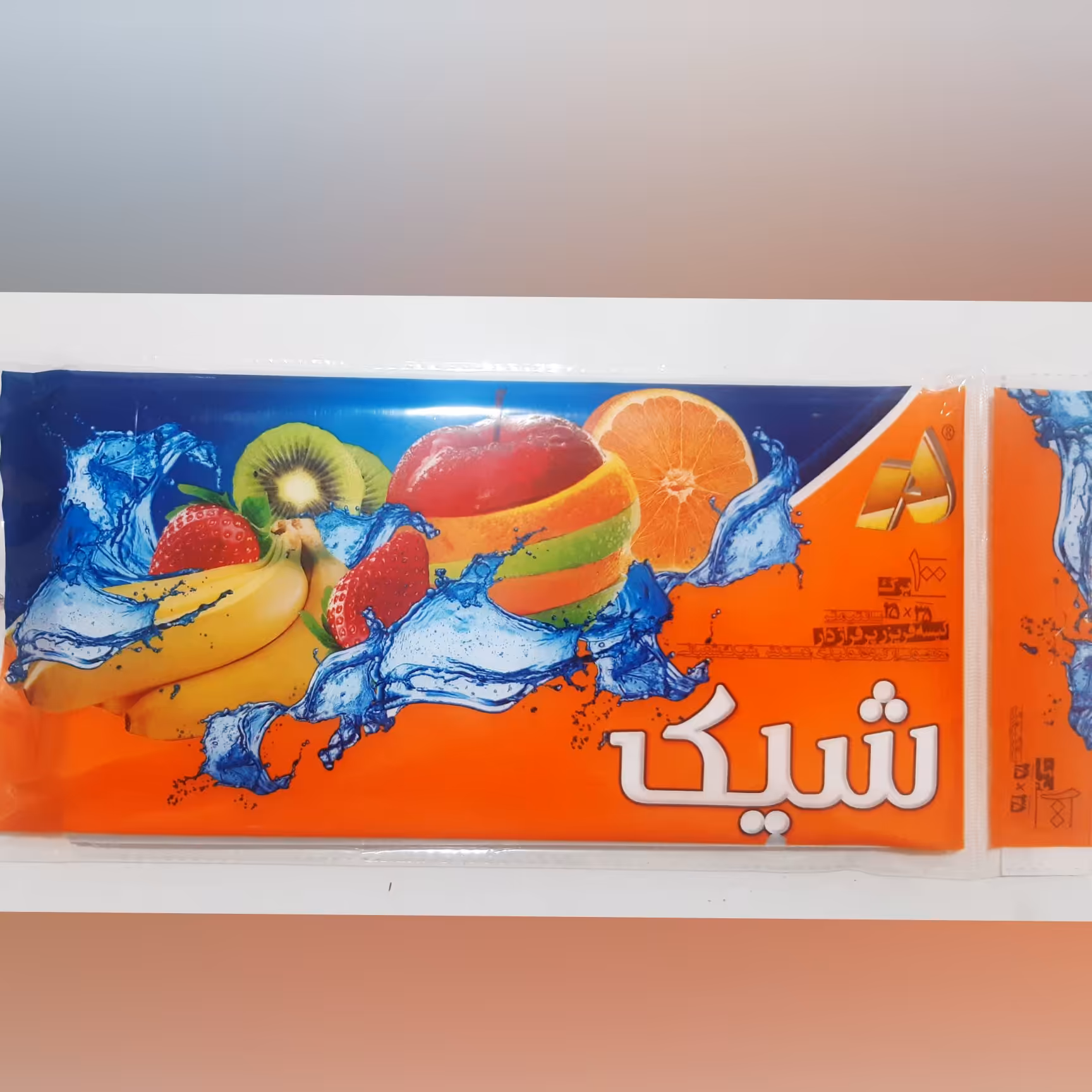 کیسه فریز چسبی شیک  دارای سیب سلامت