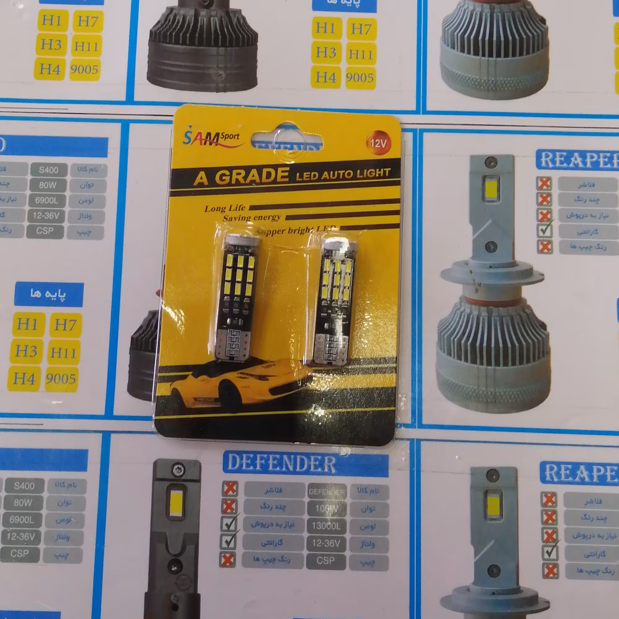 لامپ یخی چراغ سکن 25 تایی نور قوی