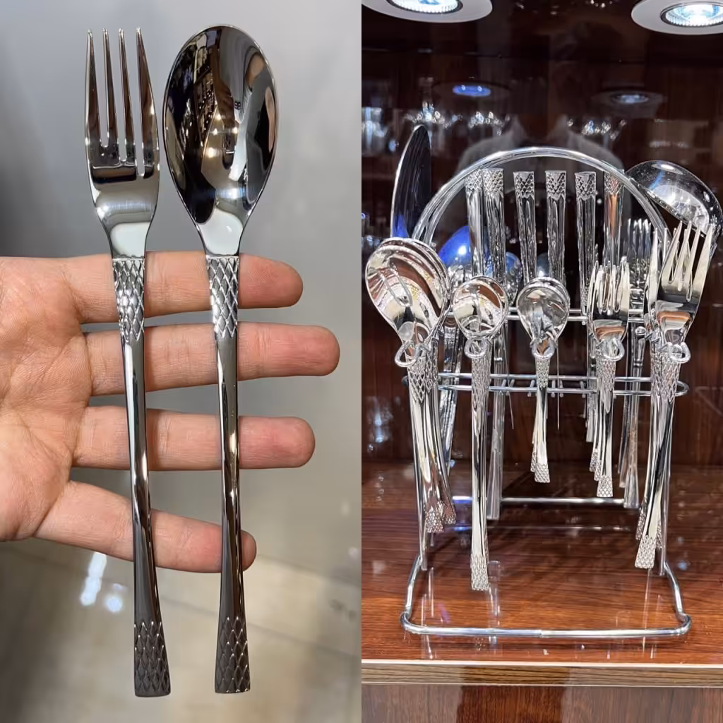 سرویس قاشق و چنگال 39پارچه 6نفره J