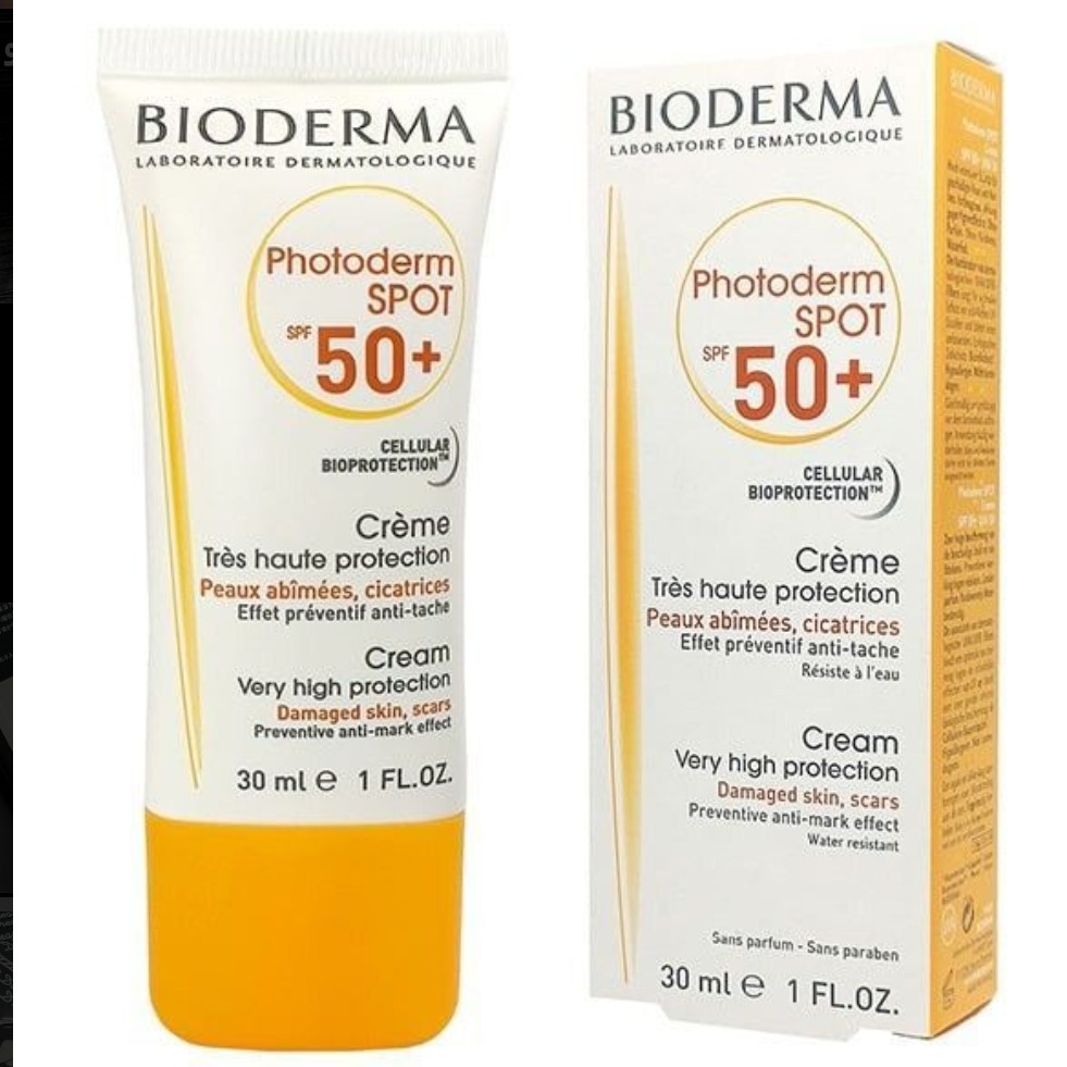 کرم ضد افتاب بیو درما بدون رنگ 50 spf وزن30 میلی