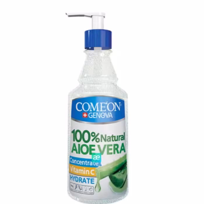 ژل آبرسان کامان حاوی عصاره آلوئه ورا و ویتامین C حجم 400 میل