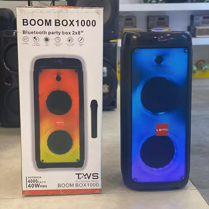اسپیکر شارژی بلوتوثی پارتی باکس لیتو مدل BOOMBOX-1000