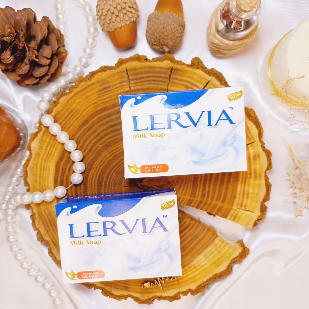 صابون شیر لرویا 90 گرم ا milk soap lervia | پخش عمده