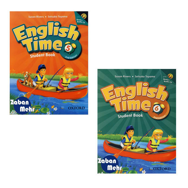 کتاب English Time اثر جمعی از نویسندگان انتشارات زبان مهر جلد 5 و 6