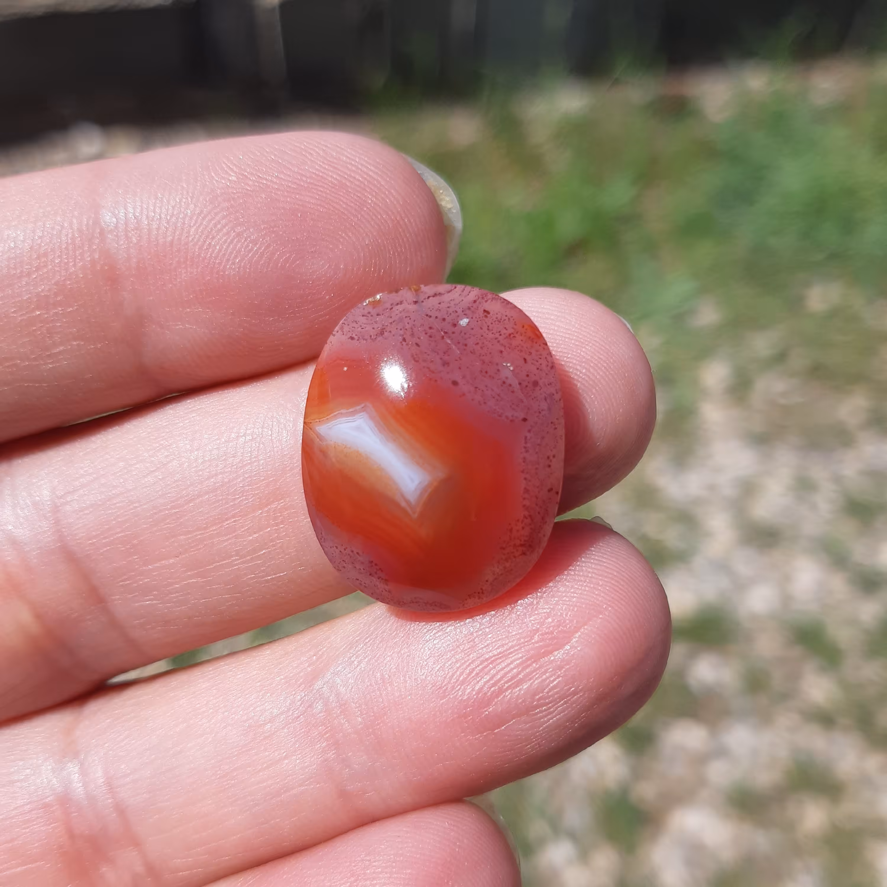 سنگ انگشتر درجه یک عقیق سرخ سلیمانی خور