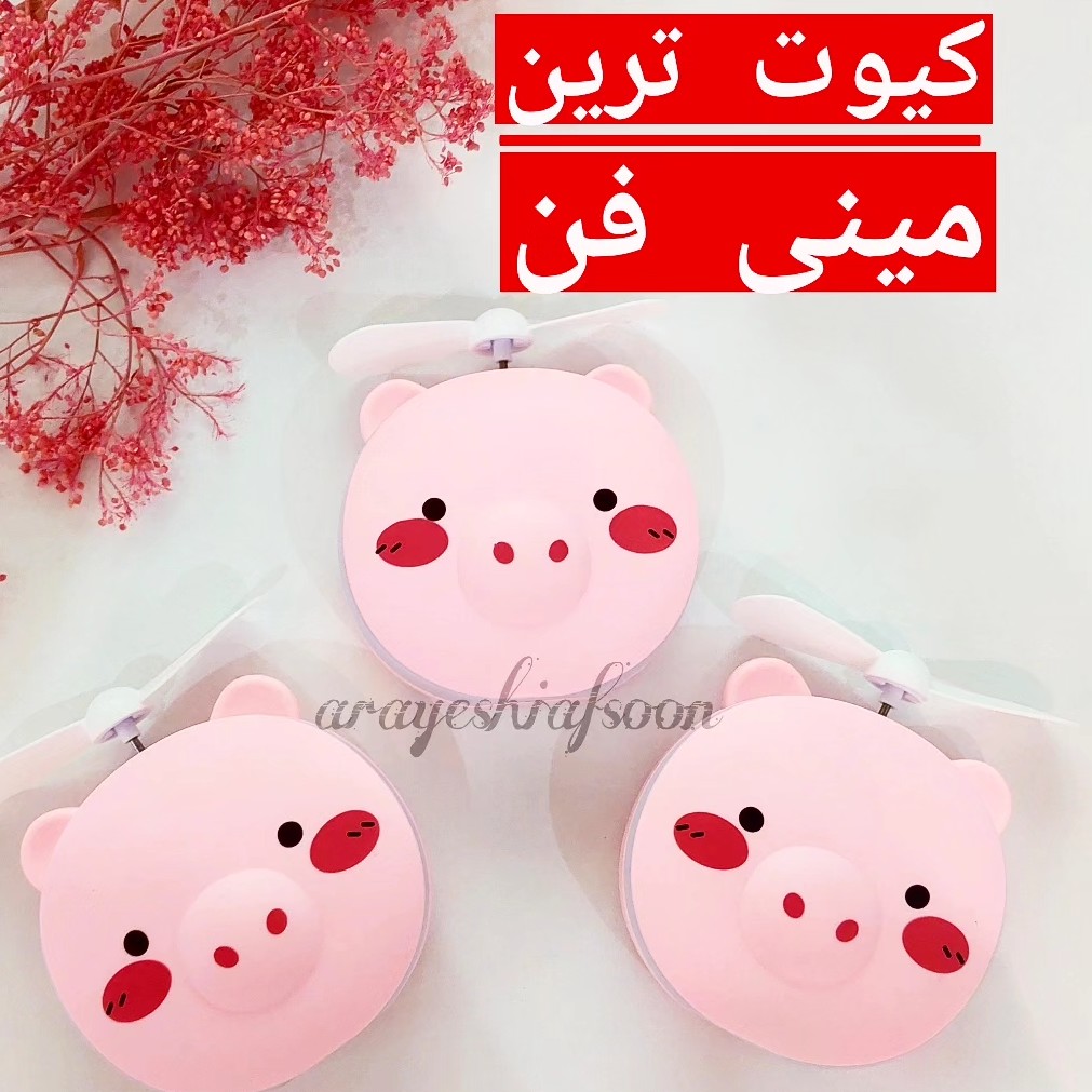مینی فن وآیینه ال ای دی دارطرح خوک
دارای کابل شارژ
طراحی فانتزی
مناسب هدیه دادن
کیفیت عالی
شارژری ودارای کابلUSB