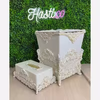 سطل و جادستمال کاغذی لوکس مدل هستی