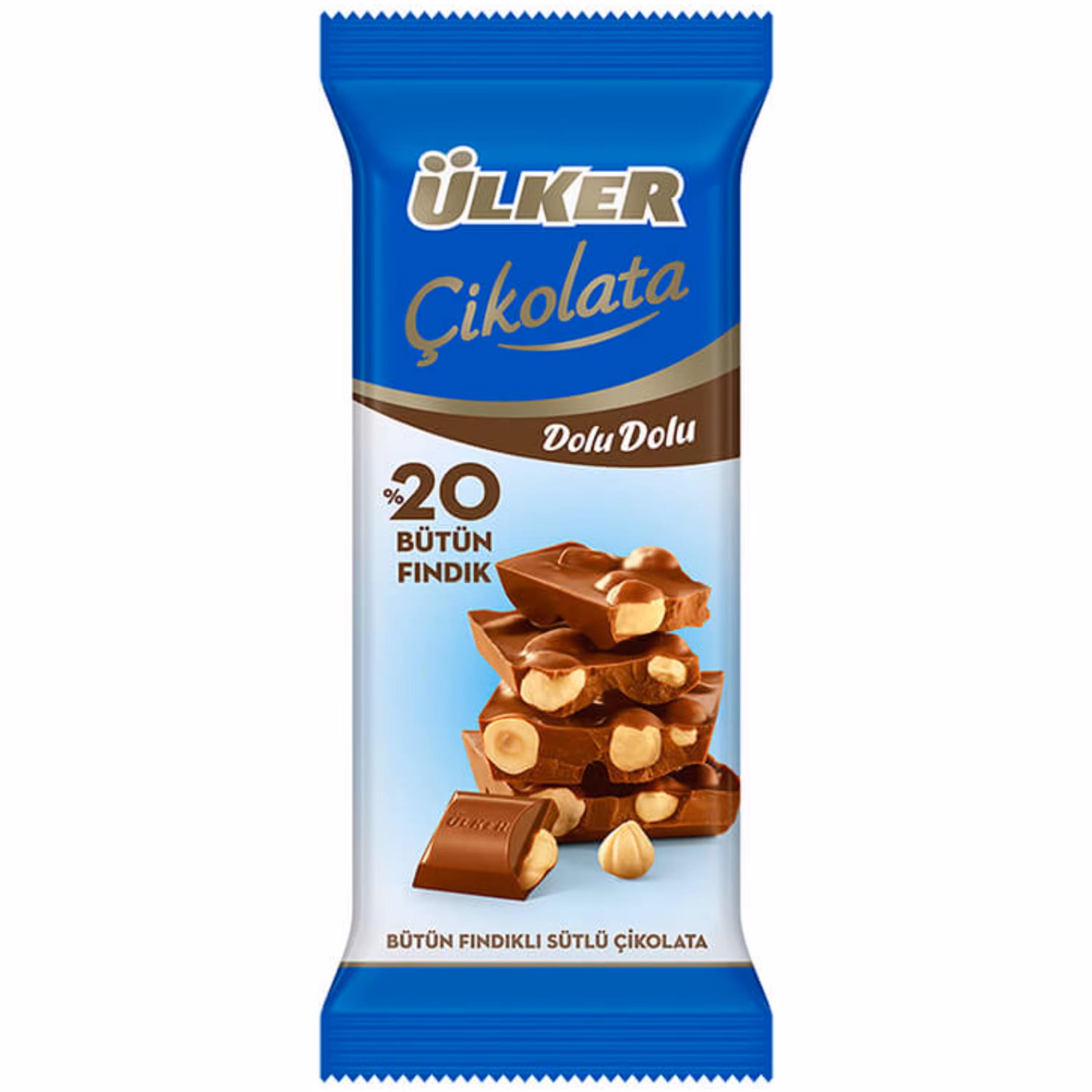 شکلات اولکر با مغز فندق وبادام 50 گرم Ulker 