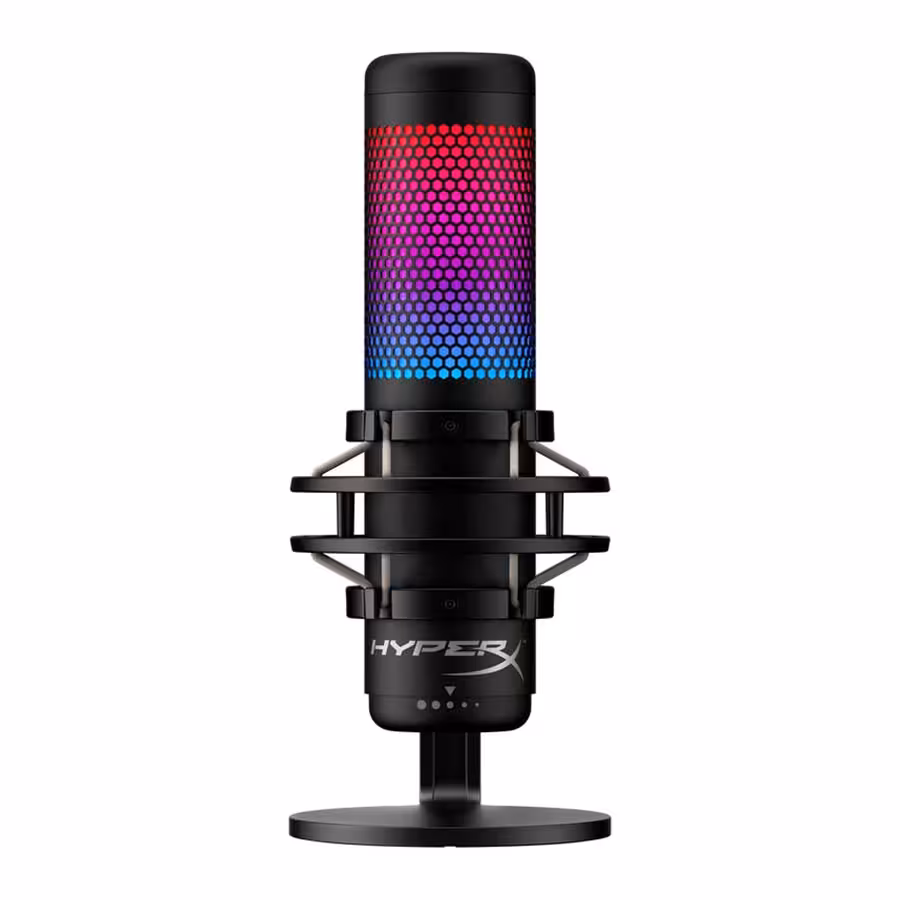 قیمت و خرید میکروفون گیمینگ باسیم هایپرایکس مدل QuadCast S | یاس ارتباط