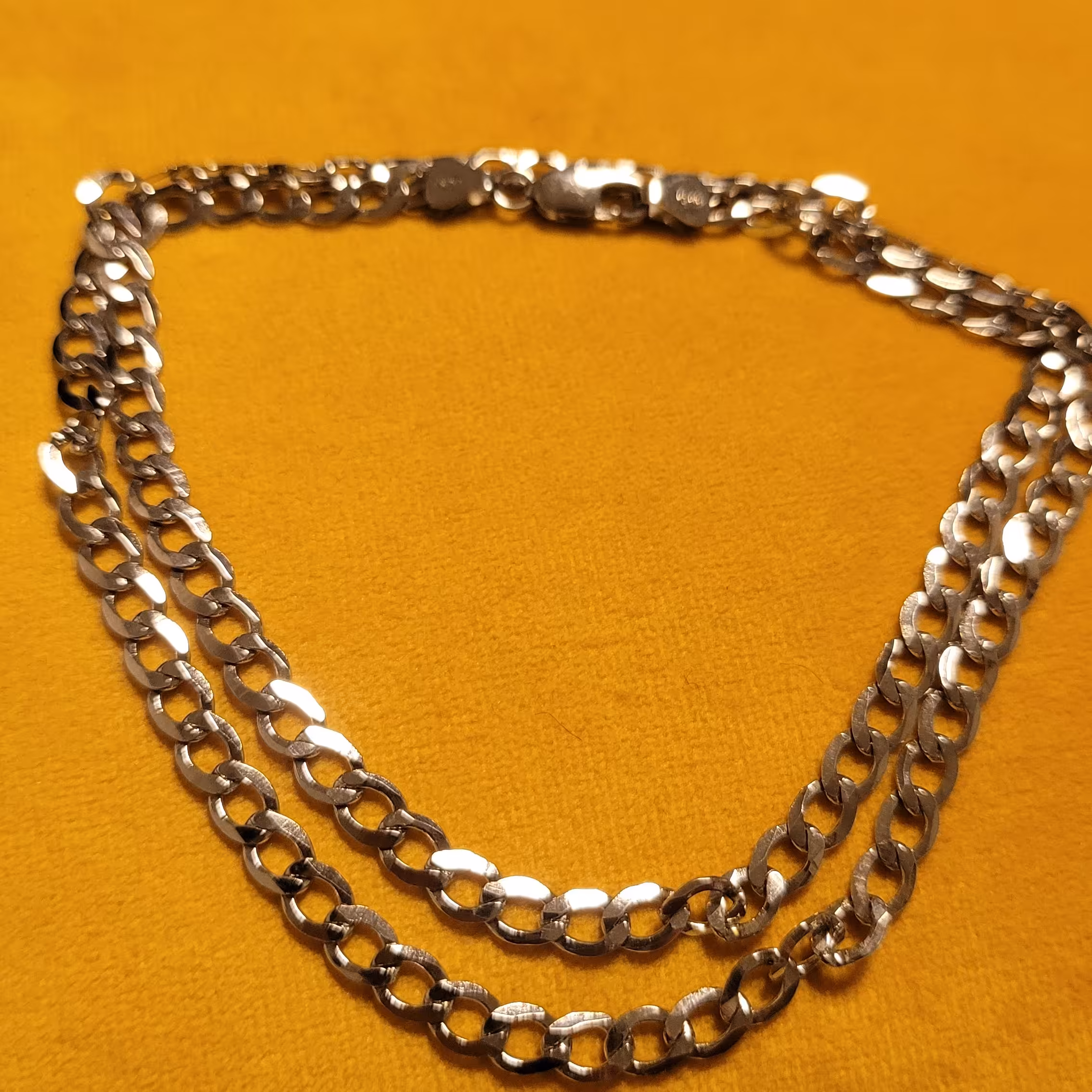 زنجیر کارتیه نقره ایتالیایی