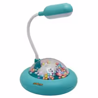 چراغ مطالعه رومیزی Q108 آبی طرح سفینه فانتزی