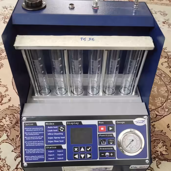 انژکتورشور  6 کاناله، تمام اتوماتیک ، با تمام تجهیزات و لوازم جانبی بدون میزآبی