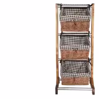 جاپیازی سه طبقه کنفی پایه چوبی