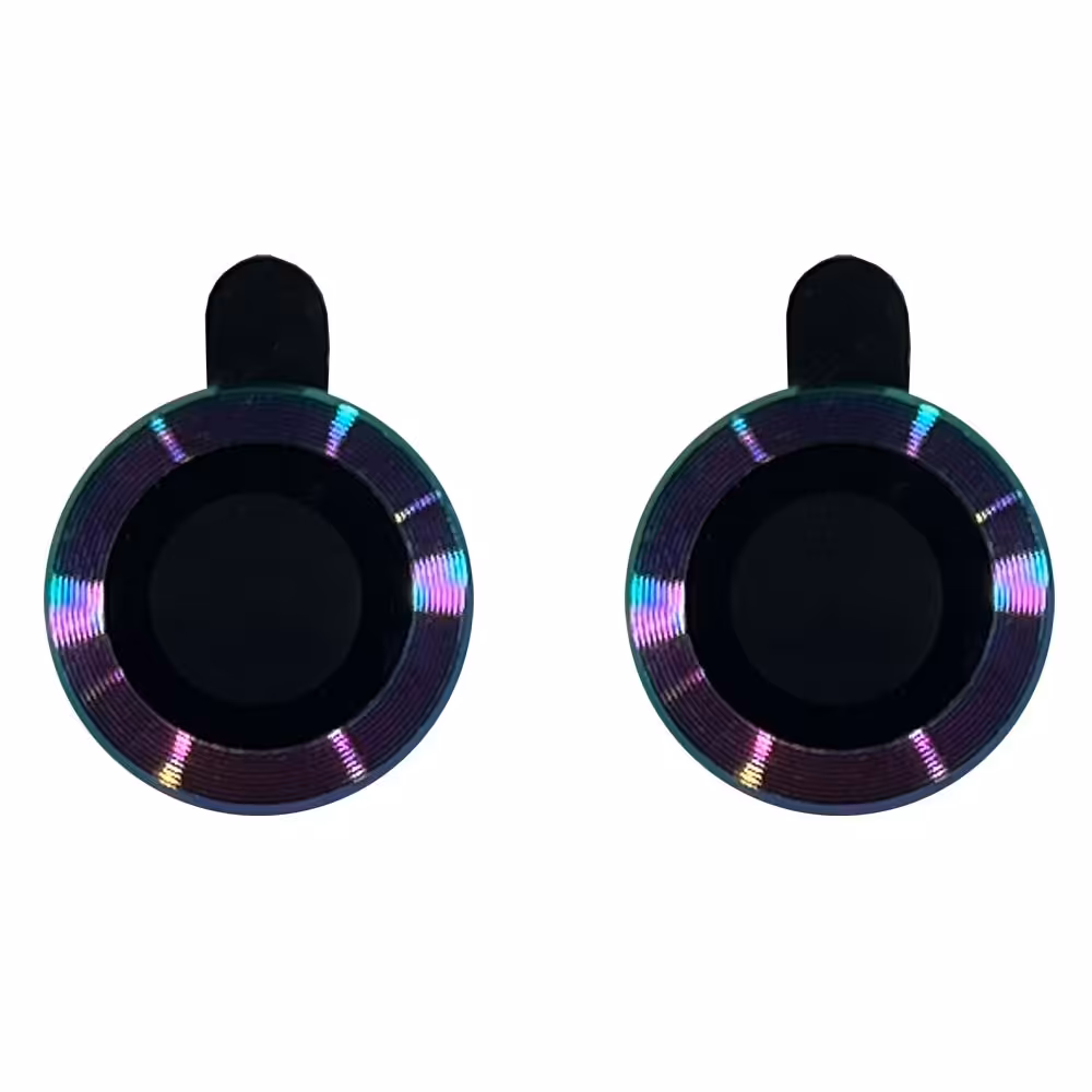 محافظ لنز دوربین رنگین کمانی مناسب برای گوشی موبایل اپل Iphone 11 - 12 - 12 Mini
