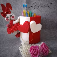 جامدادی نمدی  طرح خرگوش 